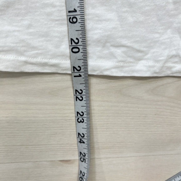 J Crew Top M white embroidered ruffle Off The shoulders blouse cotton knit - Picture 9 of 16